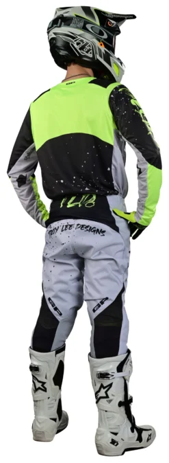 Troy Lee Designs Troy Lee GP Pro Partical Jersey -Motorcycle Parts Store troy lee gp pro partical jersey grey hi viz 3 scaled