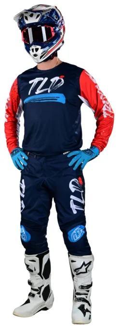 Troy Lee Designs Troy Lee GP Pro Partical Jersey -Motorcycle Parts Store troy lee gp pro partical jersey navy orange 2 scaled