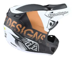 Troy Lee Designs Troy Lee SE5 Carbon Qualifier Helmet -Motorcycle Parts Store troy lee se5 carbon qualifier helmet black white bronze 3