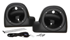 Wild Boar By Hogtunes 6 1/2” Lower Fairing Speaker Adapters For Harley Touring 2014-2023