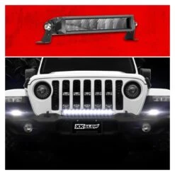 XKGlow Razor Auxiliary High Beam SAE Light Bar -Motorcycle Parts Store xkglow razor auxiliary high beam sae light bar 3
